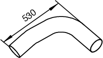 DINEX 48215 Auspuffrohr