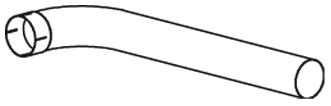 DINEX 48225 Auspuffrohr