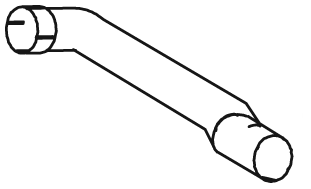 DINEX 48258 Auspuffrohr