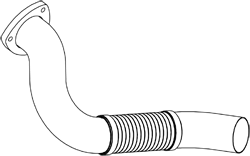 DINEX 48293 Auspuffrohr
