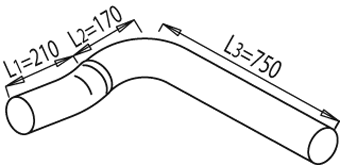 DINEX 49131 Auspuffrohr