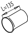 DINEX 49148 Auspuffrohr