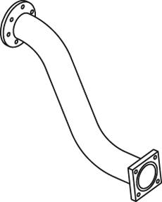 DINEX 49151 Auspuffrohr