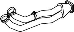 DINEX 49174 Auspuffrohr