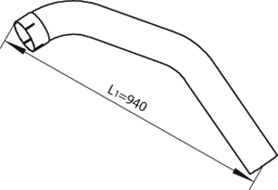DINEX 49227 Auspuffrohr