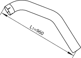 DINEX 49237 Auspuffrohr
