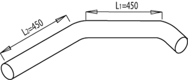 DINEX 49281 Auspuffrohr