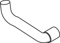 DINEX 49284 Auspuffrohr
