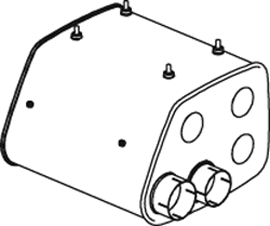 Zentral- und Oberschalldämpfer DINEX 49376
