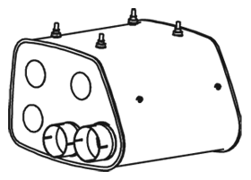 Zentral- und Oberschalldämpfer DINEX 49377
