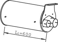 DINEX 49397 Medienschalldämpfer