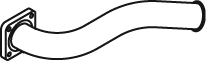DINEX 49601 Auspuffrohr