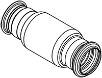 DINEX 4IA003 Auspuffrohr