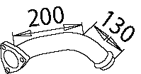 DINEX 50233 Auspuffrohr