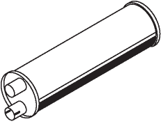 Zentral-/Außenschalldämpfer DINEX 50405