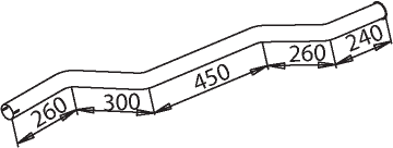 DINEX 50679 Auspuffrohr