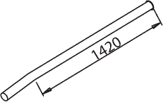 DINEX 50684 Auspuffrohr