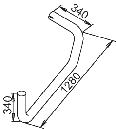 DINEX 50691 Auspuffrohr