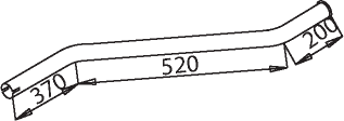 DINEX 50727 Auspuffrohr