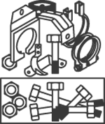 Montagesatz, DINEX Auspuffanlage 50935