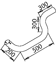 DINEX Auspuffrohr 51127