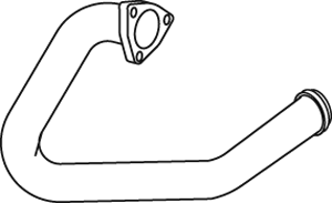 DINEX 51164 Auspuffrohr