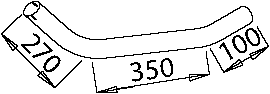 DINEX 51173 Auspuffrohr
