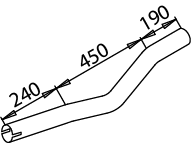 DINEX 51177 Auspuffrohr