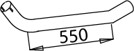 DINEX 51233 Auspuffrohr