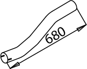 DINEX 51298 Auspuffrohr