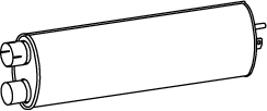 Zentral- und Oberschalldämpfer DINEX 51328