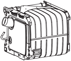 DENEX 51400 hinterer Schalldämpfer
