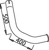 DINEX Auspuffrohr 51623