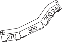 DINEX 52161 Auspuffrohr