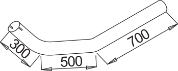 DINEX 52186 Auspuffrohr