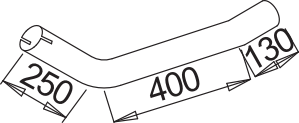 DINEX 52187 Auspuffrohr