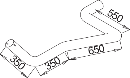 DINEX 52188 Auspuffrohr