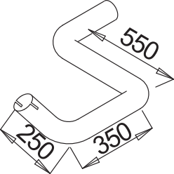 DINEX 52189 Auspuffrohr