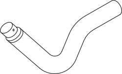 DINEX 52259 Auspuffrohr
