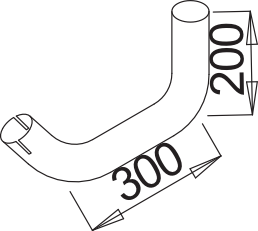 DINEX 52261 Auspuffrohr