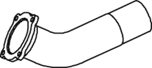DINEX Auspuffrohr 53115
