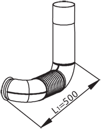 DINEX 53120 Auspuffrohr