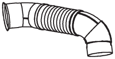 DINEX 53125 Auspuffrohr