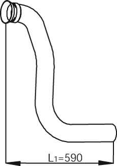 DINEX Auspuffrohr 53281