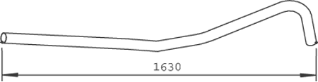 DINEX Auspuffrohr 53630