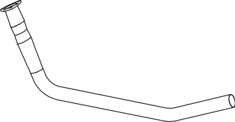 DINEX 54166 Auspuffrohr