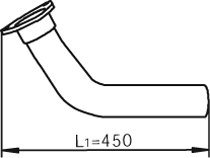 DINEX 54177 Auspuffrohr