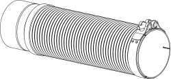 DINEX 54184-RK Auspuffrohr