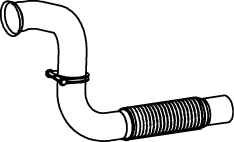 DINEX 54271 Auspuffrohr