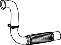 DINEX Auspuffrohr 54274